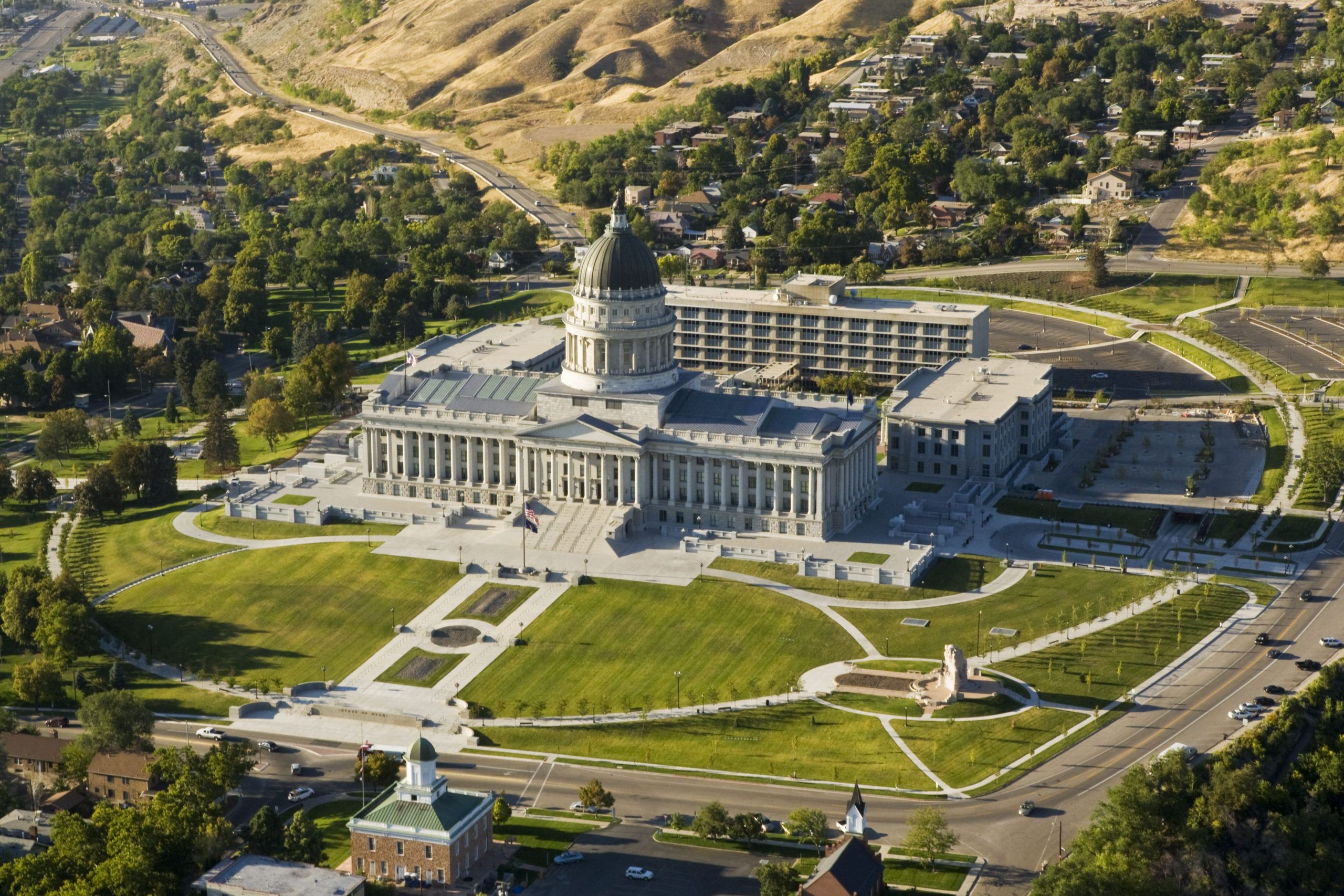 Areal view of Capitol Hill